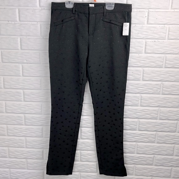 GAP Pants - GAP STARS BLACK TROUSERS SKINNY ANKLE SIZE 8 31 inseam NWT